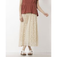 Samansa Mos2/サマンサ モスモス Samansa Mos2 【FROM INDIA】パネル切替レーススカート/507008896