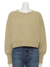 THE SHOP TK(Women)/ザ ショップ ティーケー (ウィメン) THE SHOP TK(Women) ピグメントダイショート丈裏毛/507045015