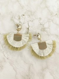 QUEENS COURT/クイーンズコート QUEENS COURT メタルフリンジピアス/507082934