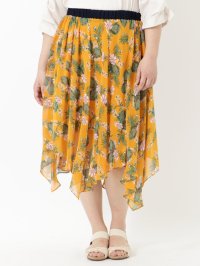 CHUBBY CURVY/チャビーカーヴィー CHUBBY CURVY フラワープリントSK/507084380