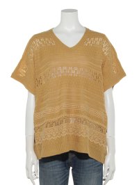 Fanaka/ファナカ Fanaka レースパッチビッグベスト/507084388