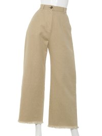 MJUKA./ミューカ MJUKA. L/Cギャバカットオフパンツ/507084921