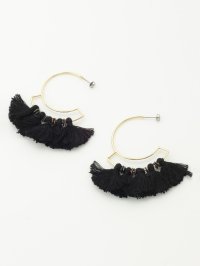 QUEENS COURT/クイーンズコート QUEENS COURT タッセルフープピアス/507084941