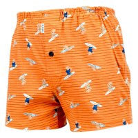 DAKS/ダックス DAKS トランクス 下着 インナー アンダーウェア メンズ 前閉じ LL メンズ下着 男性 ネイビー オレンジ NTRX－02 【返品不可商品】/507087960