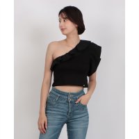 GAUDI/ガウディ GAUDI フリルポイントワンショルダートップス/508175146