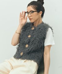 NOLLEY’S sophi/ビックボタン起毛ファーベスト/508383996