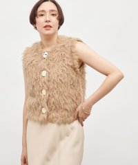 NOLLEY’S sophi/ビックボタン起毛ファーベスト/508383996