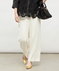 NOLLEY’S sophi/ウォッシャブルバックサテンジョーゼットワイドパンツ/508383998