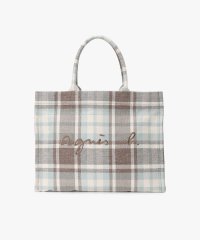agnes b. VOYAGE FEMME/チェック ラージ トートバッグ (ZAX03－01)/508384384