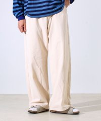 GLOSTER/【ワイド好き必見】ダック地 ワイドシルエットパンツ/508388501