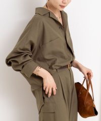 Rie Miller/《セットアップ対応》オープンカラービッグシルエットシャツ/508413715