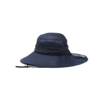 milsa/ミルサ milsa 帽子 レディース UVカット 大きい つば広 涼しい 軽量 軽い あご紐付き メッシュ生地 リボン 通気性 カジュアル 洗濯機で洗える 風飛/508419177