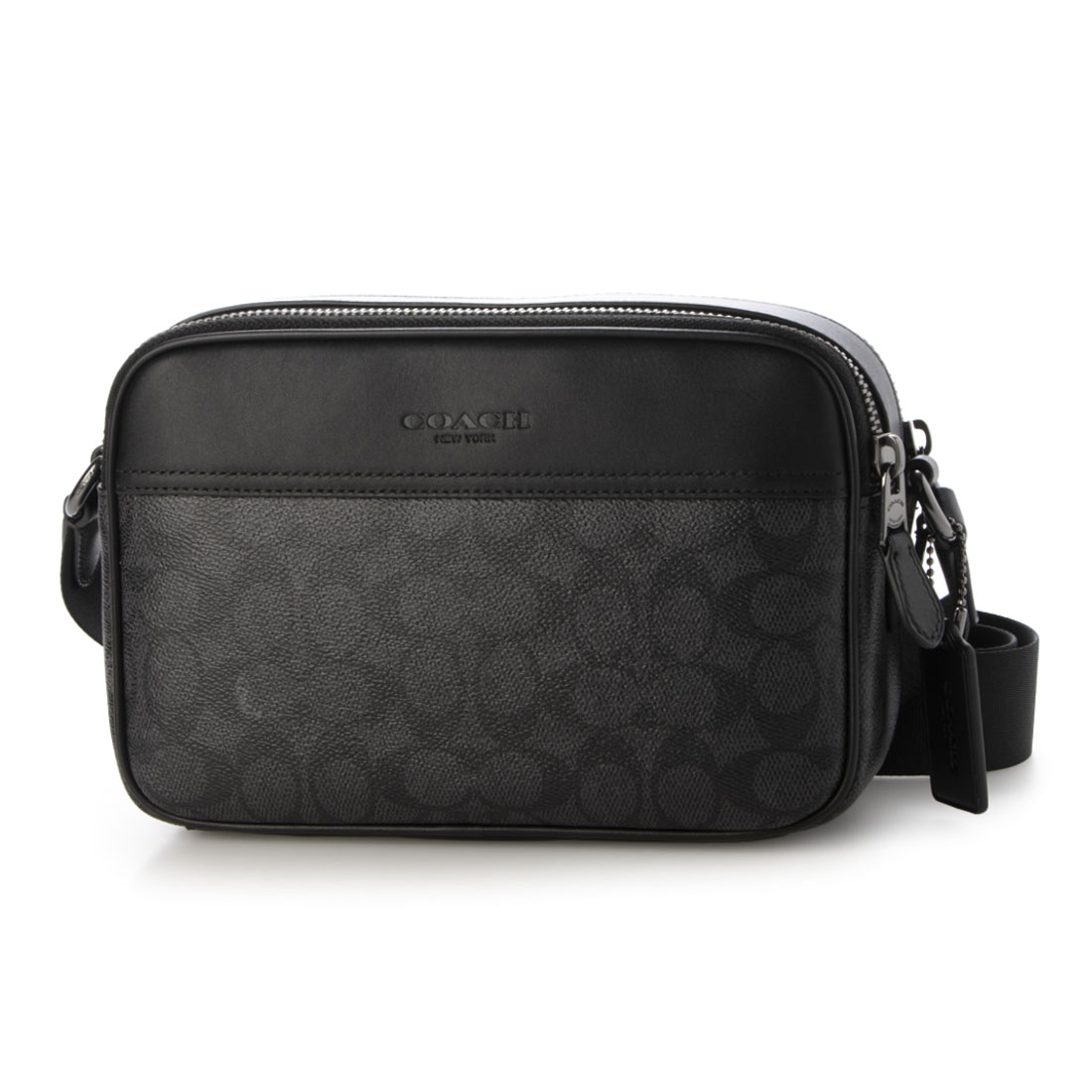 ⭐︎セール⭐︎COACH ショルダーバッグ グレー ブラック コーチ(COACH)(UENCAH) | ショルダーバッグ/バッグの通販 - d