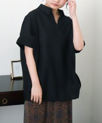 libelle more/リベル モア libelle more 【抗菌・UVカット・吸水速乾】「やわさらリネン」スキッパーシャツ/508419496