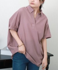 libelle more/リベル モア libelle more 【抗菌・UVカット・吸水速乾】「やわさらリネン」スキッパーシャツ/508419496