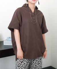 libelle more/リベル モア libelle more 【抗菌・UVカット・吸水速乾】「やわさらリネン」スキッパーシャツ/508419496