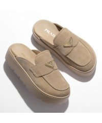 PRADA/プラダ PRADA PRADA ミュール 1XZ778 054 スエード フラットフォーム/508419776
