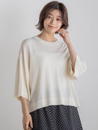 Droite Lautreamont/ドロワット ロートレアモン Droite lautreamont ワイドTニット≪手洗い可能≫/508420000