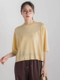 Droite Lautreamont/ドロワット ロートレアモン Droite lautreamont ワイドTニット≪手洗い可能≫/508420000