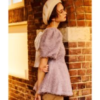 ROYAL PARTY/ロイヤルパーティー ROYAL PARTY カールボアペプラムトップス/508420089
