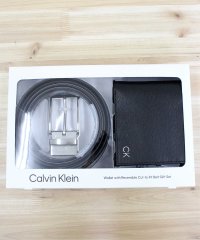 Calvin Klein/カルバン クライン Calvin Klein CK リバーシブルベルト 2つ折りレザー 財布 ギフトセット Gift Set 本革 二つ折りサイフ メンズ ブラ/508420092