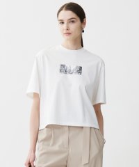 ICB（LARGE SIZE）/【接触冷感・UVケア・洗える】クロップド ロゴTEE/508421192