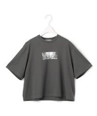 ICB（LARGE SIZE）/【接触冷感・UVケア・洗える】クロップド ロゴTEE/508421192