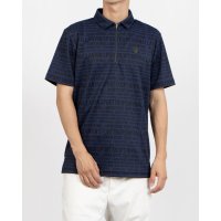 LANVIN SPORT/ランバン スポール LANVIN SPORT PARISデザインプリント半袖ポロシャツ【Sunscreen NIR】/508421638