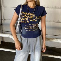 non-hedge/ノンヘッジ non－hedge ロゴムラプリントTシャツ/508421689