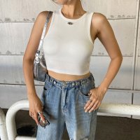 non-hedge/ノンヘッジ non－hedge シルバープレートリブタンクトップ/508421693