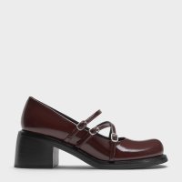 CHARLES & KEITH/トリプルストラップ クロスオーバーブロックヒールメリージェーン/508421762