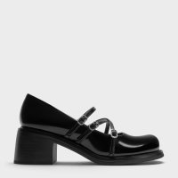 CHARLES & KEITH/トリプルストラップ クロスオーバーブロックヒールメリージェーン/508421762