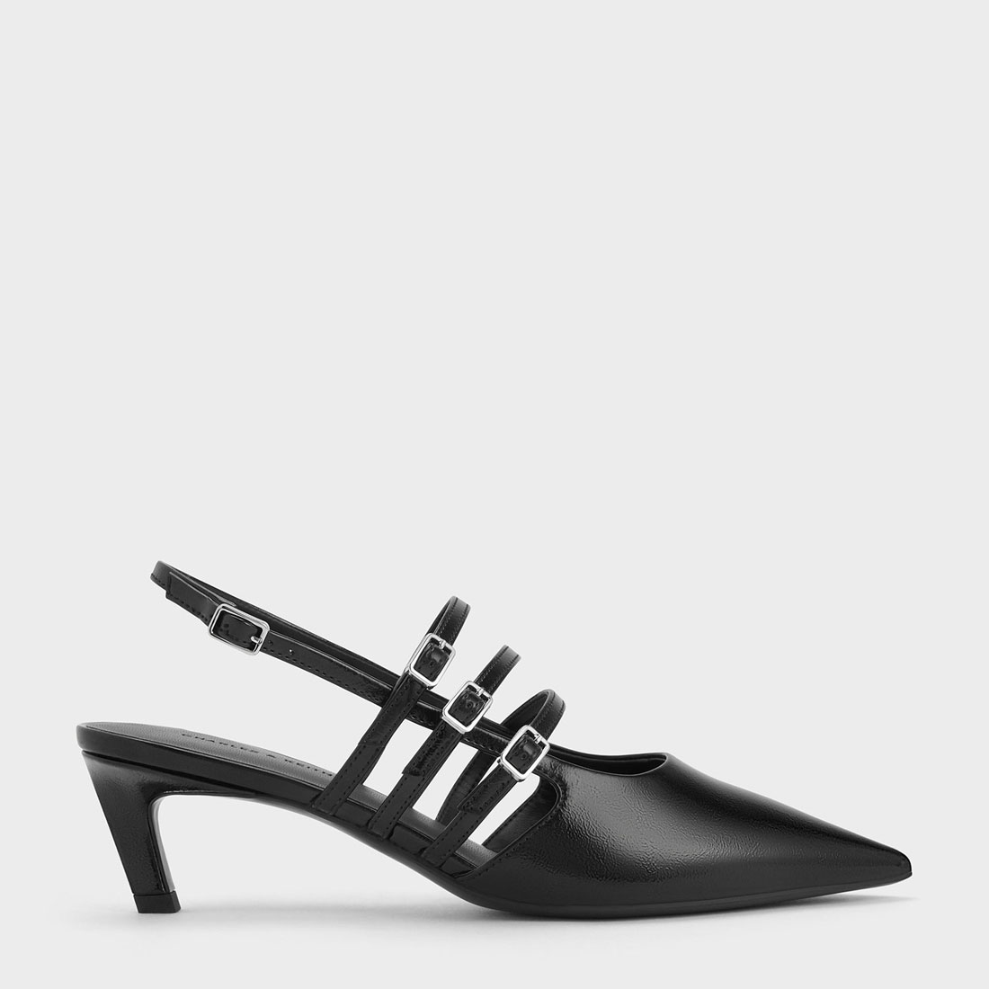 美品 チャールズアンドキース パンプス ゴールド ウェディング パーティー パンプス(レディース) | CHARLES & KEITH (チャールズアンド