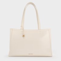 CHARLES & KEITH/Augustine オーガスチン ダブルハンドルトートバッグ/508421767