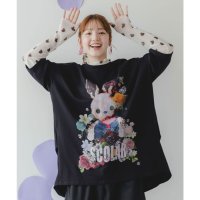 ScoLar/スカラー ScoLar ウサぬい柄レイヤード風 接触冷感チュニック/508421887