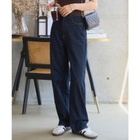 KOBE LETTUCE/コウベレタス KOBE LETTUCE 綿100%ハイウエストストレートワイドデニムパンツ [M4060]/506901794