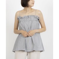 STYLEBLOCK/スタイルブロック STYLEBLOCK サッカーストライプギャザーキャミソール/508262888
