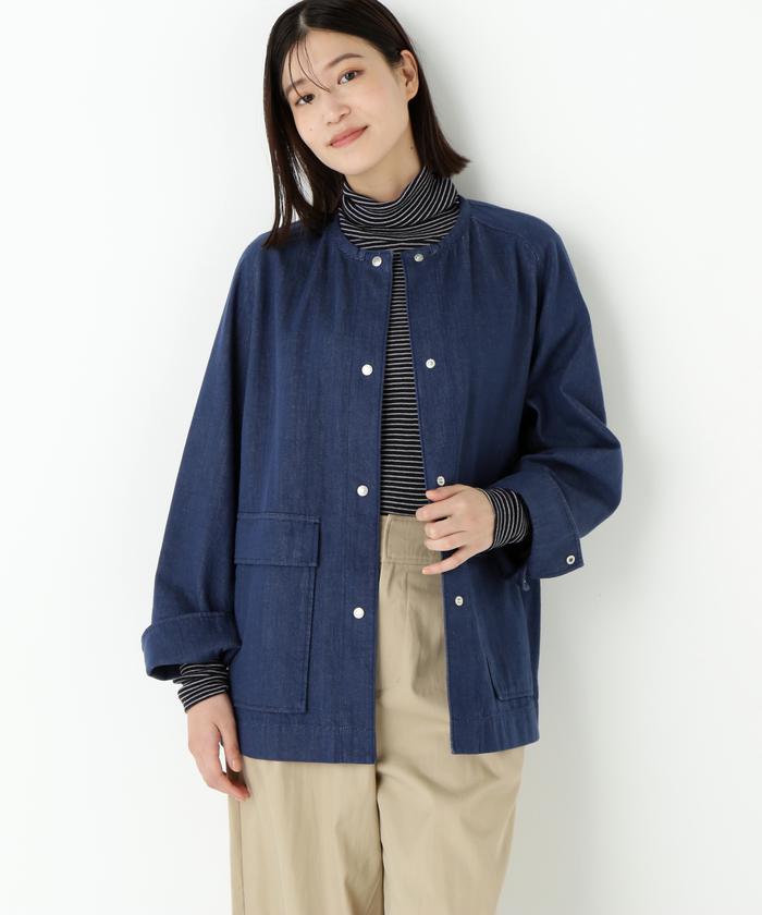 くぅ　ヒューマンウーマン デニムブルゾン ヒューマンウーマン(human woman)の通販 - d fashion