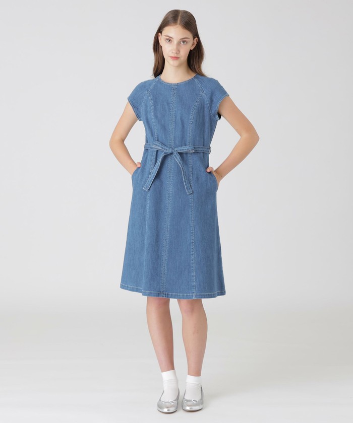 BLUE LABEL CRESTBRIDGEドレス セール】 【美人百花コラボ】クレストブリッジチェックオーガン