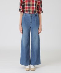 BLUE LABEL CRESTBRIDGE/ライトデニムワイドパンツ/508392478