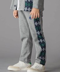 BeBe Petits Pois Vert/【お揃い】アーガイル+裏毛切り替えパンツ(95~160cm)/508399672