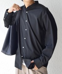 SHIPS any MEN/SHIPS any:〈洗濯機可能〉LIM BLESS ソリッド / ストライプ バンドカラー シャツ 25AW◆/508406609