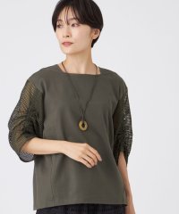 エヴェックス バイ クリツィア　Lサイズ/【L】【ウォッシャブル】メッシュコンビカットソー/508414867