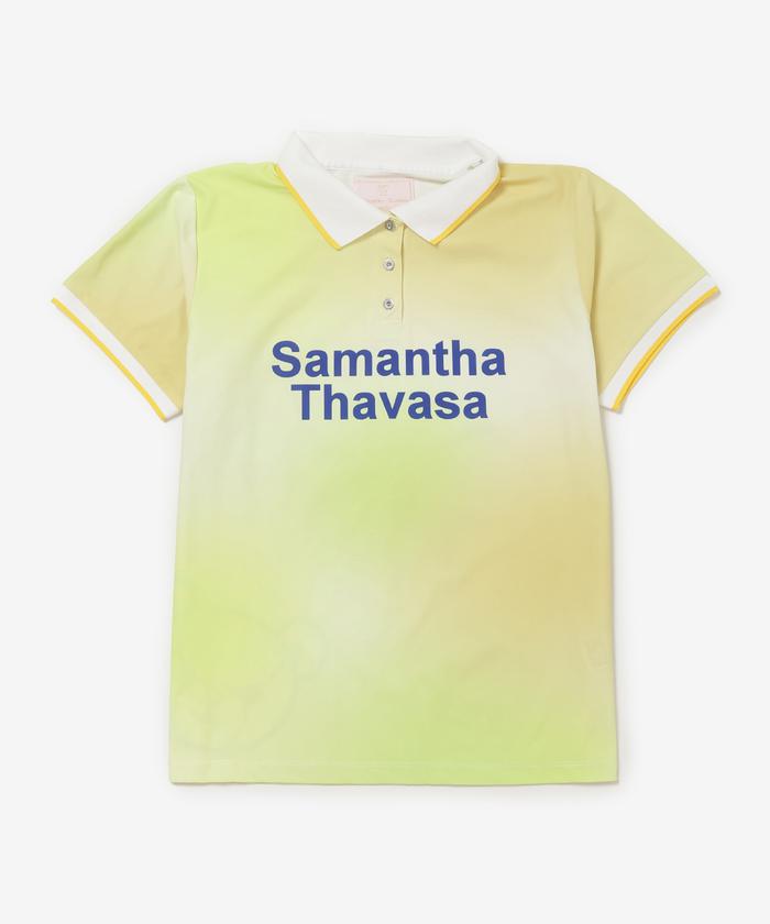 【新品タグ付き】サマンサタバサ　ダブルメッシュサボテンポロ　ゴルフウェア　半袖 Samantha Thavasa - サマンサタバサ ゴルフ ポロシャツ
