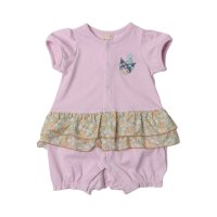 petit main/プティマイン petit main 【サンリオ】切替フリルカバーオール【返品不可商品】/508419491