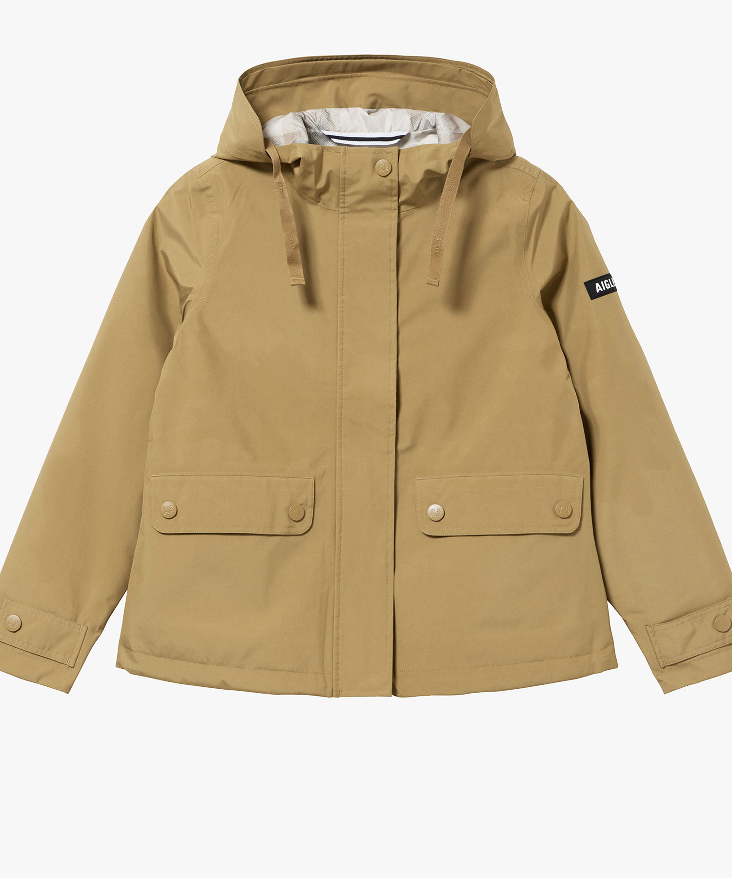 べラッキー★プロフさん専用　AIGLE アウター セール】 透湿防水 フィッシュテールフーデッドジャケット