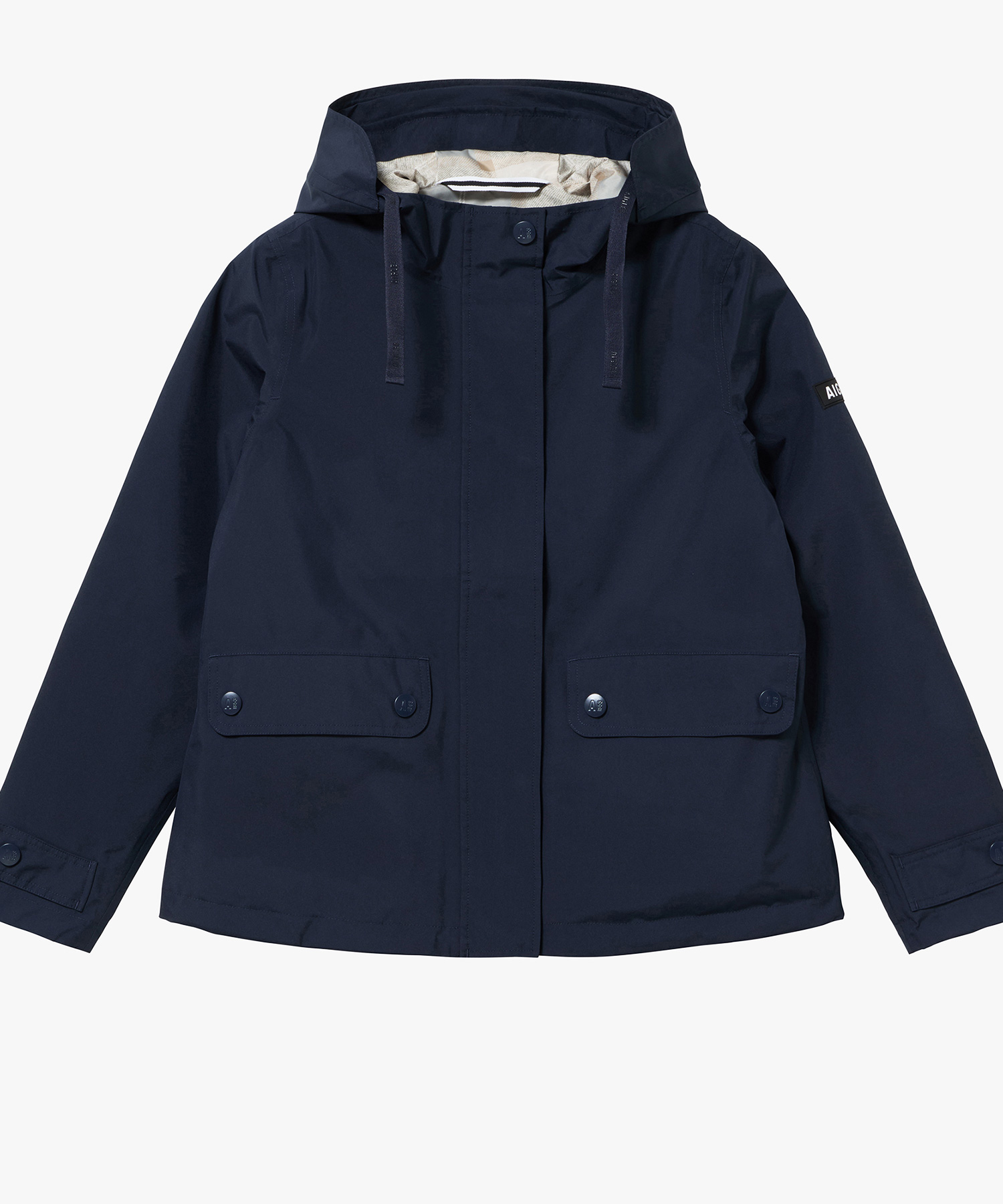 【新品未使用】AIGLE 中綿ジャケット セール】 透湿防水 インサレーションフーデッドジャケット
