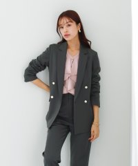 WHITE JOOLA/ホワイトジョーラ WHITE JOOLA 【洗える・ストレッチ】ウォッシャブルツイルストレッチ・ダブルジャケット/508422699