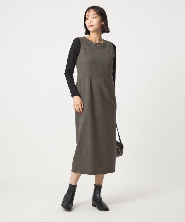 今期試着のみ　グリーンレーベルリラクシング　ワンピース グリーンレーベルリラクシング(green label relaxing