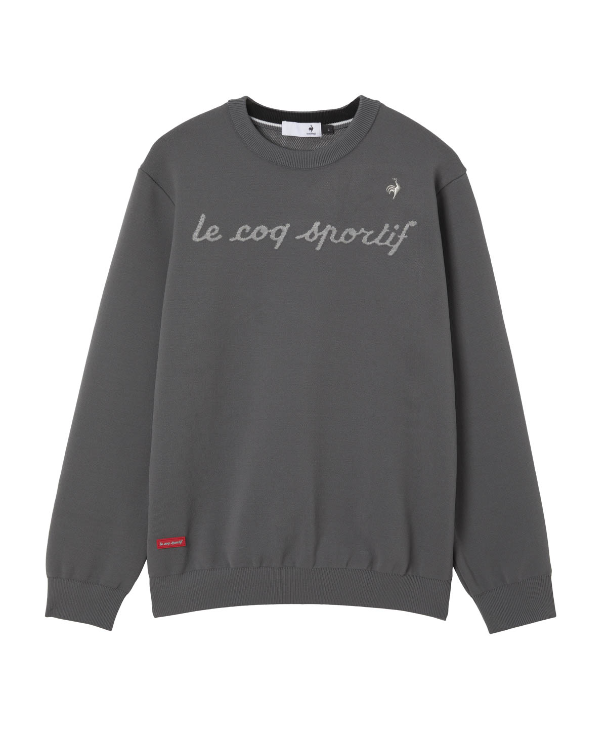 le coq sportif golf - 美品【ルコックスポルティフ】洗濯◎ ゴルフ ニット セーター 総柄 L 紺×白 le coq sportif golf 【ストレッチフォーサー】裏地付き防風